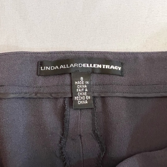 LINDA ALLARD ELLEN TRACY Women’s Crop Wide Leg Pants, Size 8 - Picture 3 of 5